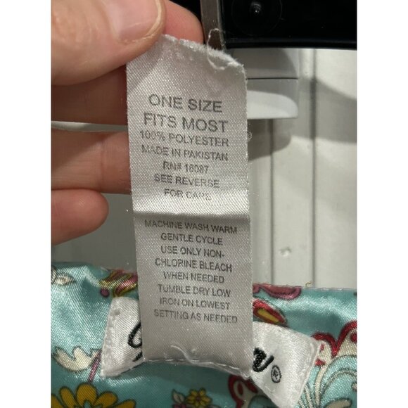 Winlar Womens Floral Caftan One Size Fits Most Polyester Lightweight Boho Roper - Picture 6 of 10